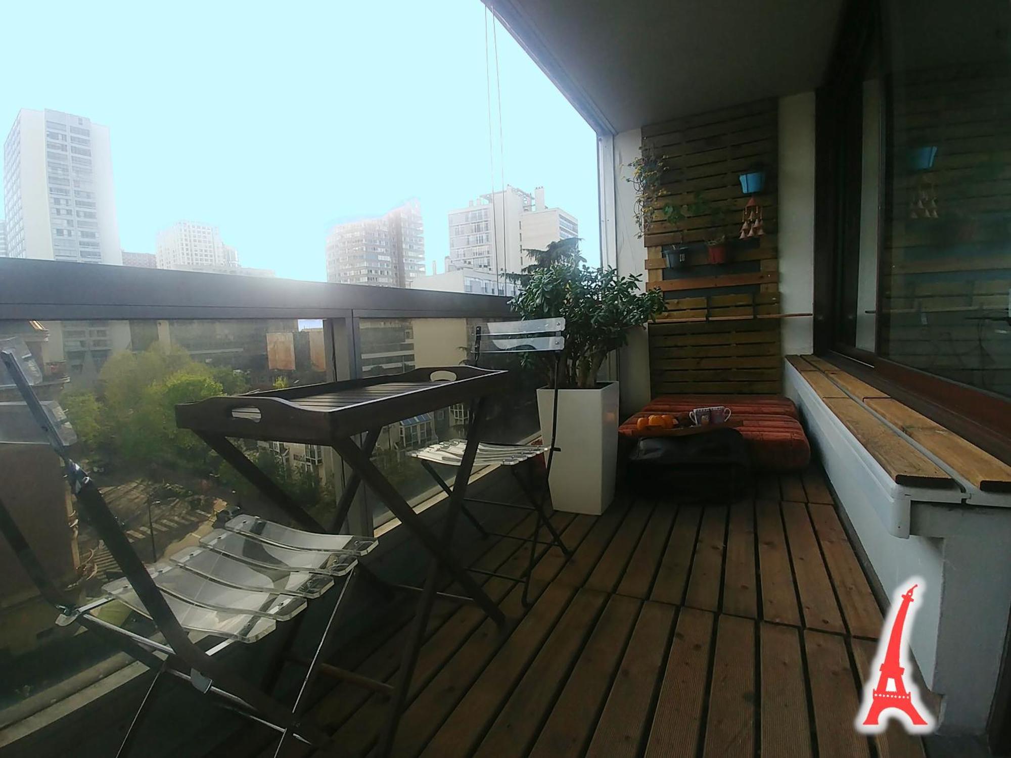 Tour Eiffel Two-bathroom Two-bedroom Loggia Spacious Quiet Brand-new Apartment *